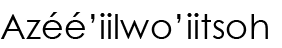 Navajo Name (shown as image because
					some glyphs in Navajo cannot be
					conveyed as text)