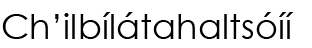Navajo Name (shown as image because
					some glyphs in Navajo cannot be
					conveyed as text)