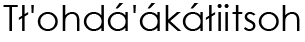 Navajo Name (shown as image because
					some glyphs in Navajo cannot be
					conveyed as text)